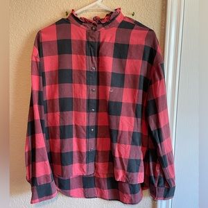 Eddie Bauer Red Plaid Shirt